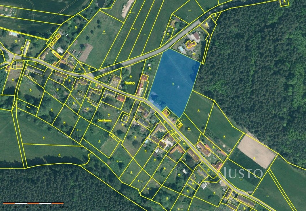 Prodej pozemek pro bydlení - Rastory, Podolí I, 1 m²