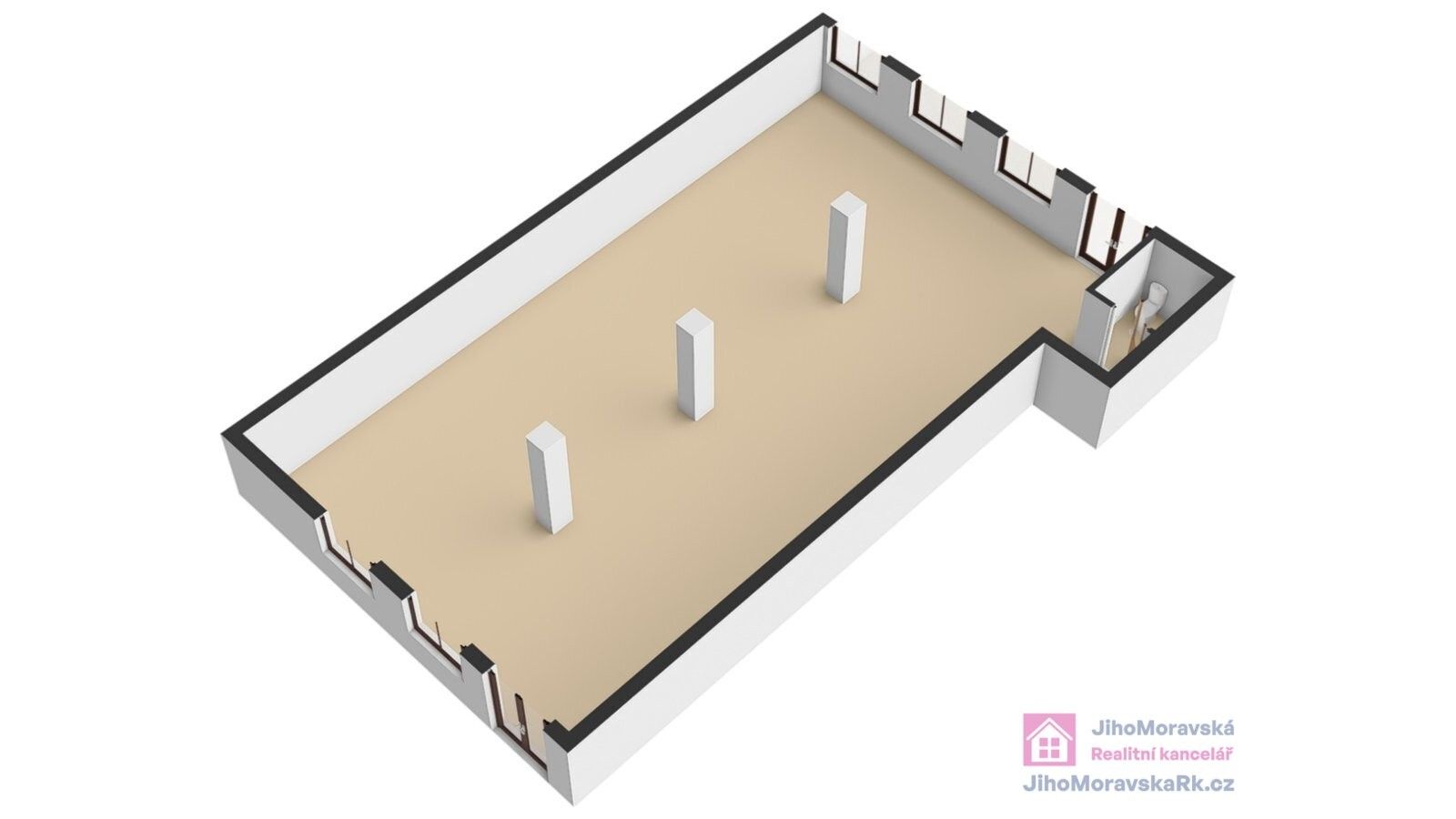 Obchodní prostory, Zahradní, Rakvice, 144 m² - 2