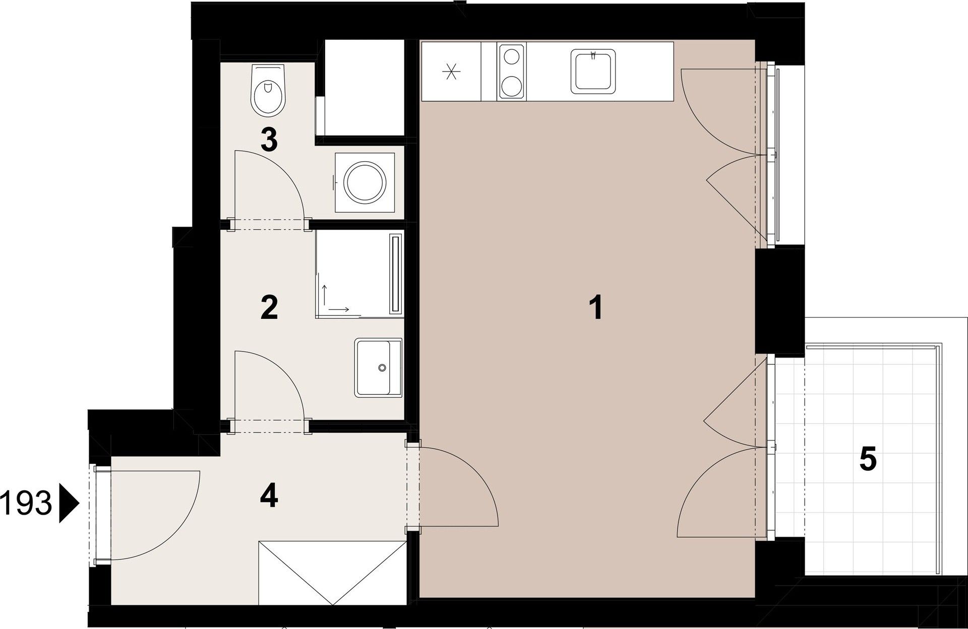 Prodej byt 1+kk - Jana Želivského, Praha, 30 m²