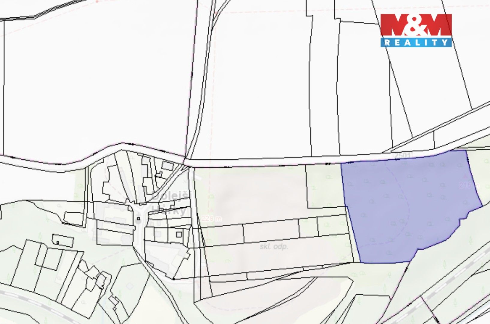 Prodej komerční pozemek - Dolejší Hůrky, Postoloprty