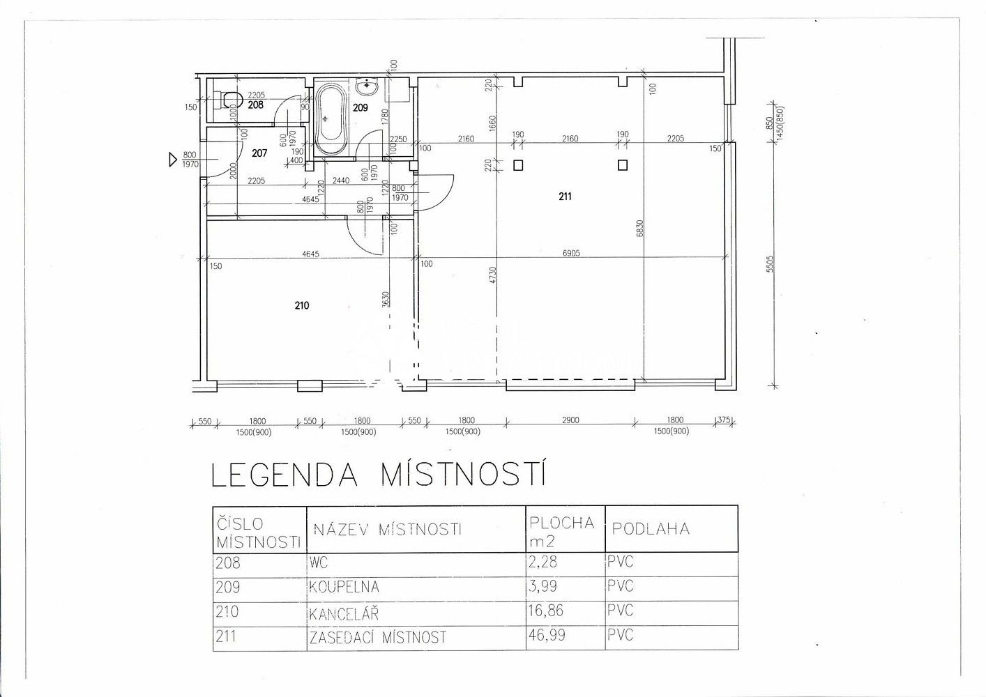 Pronájem kancelář - Blansko, Jihomoravský kraj, 77 m² - 2