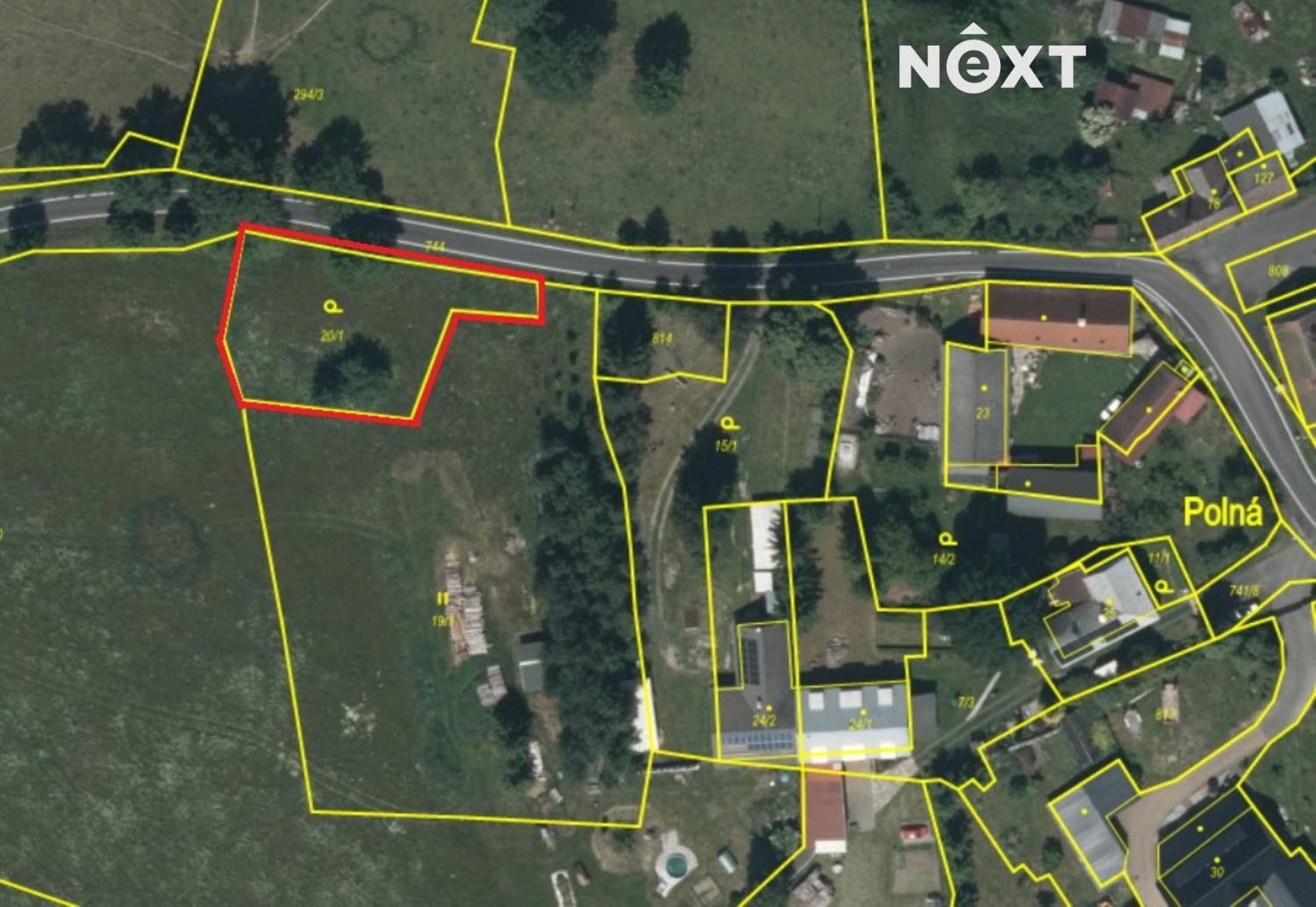 Pozemek pro bydlení, 842 m²