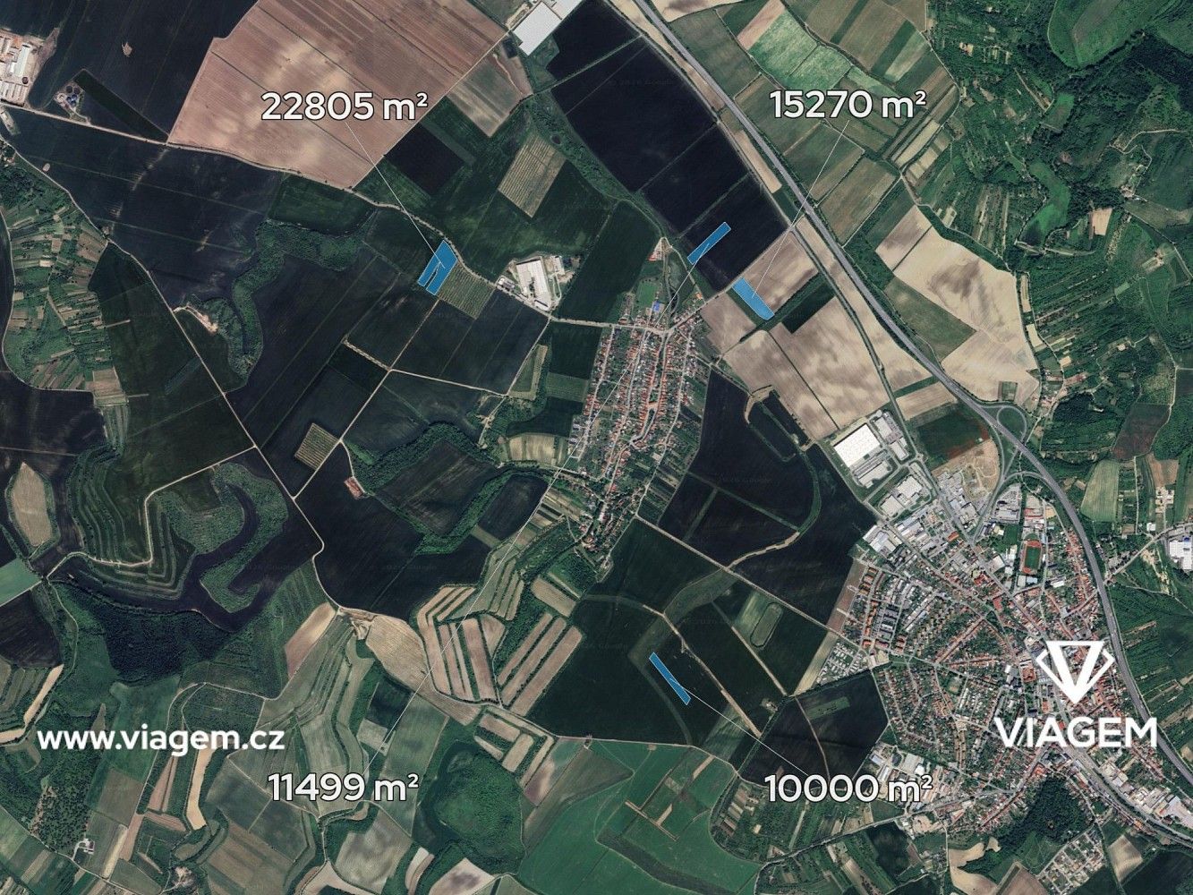 Prodej zemědělský pozemek - Starovice, okres Břeclav, Jihomoravský kraj - 2