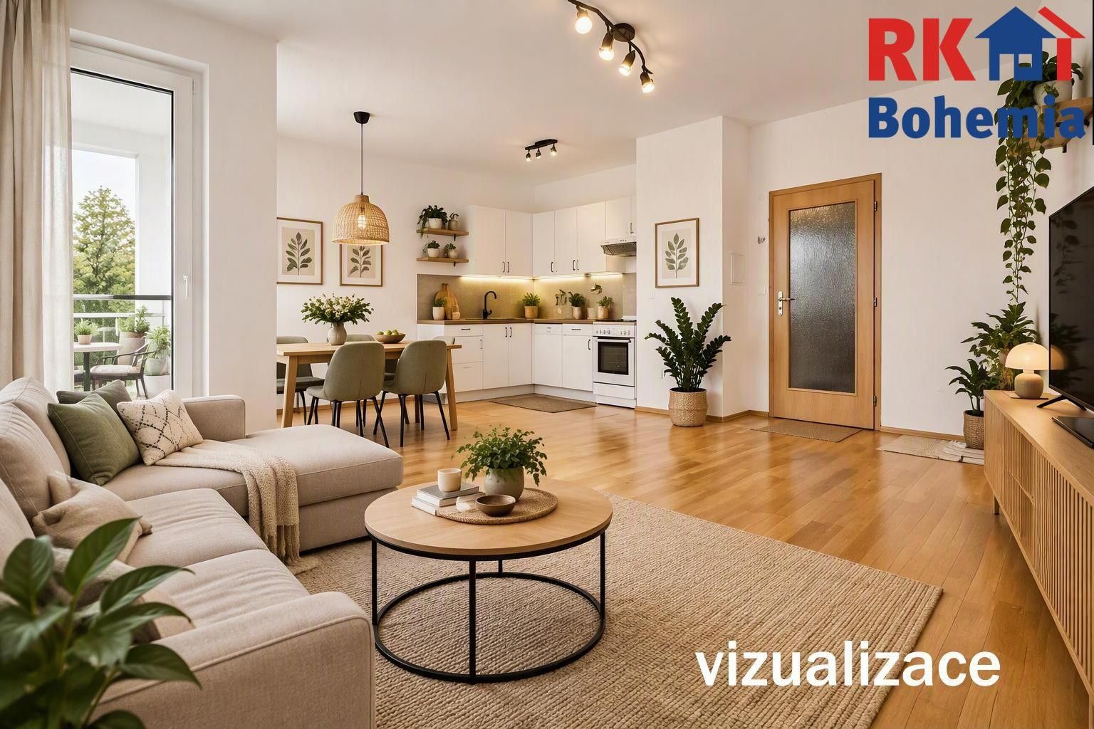 Pronájem byt 2+kk - Na palouku, Praha Strašnice, 55 m² - 2