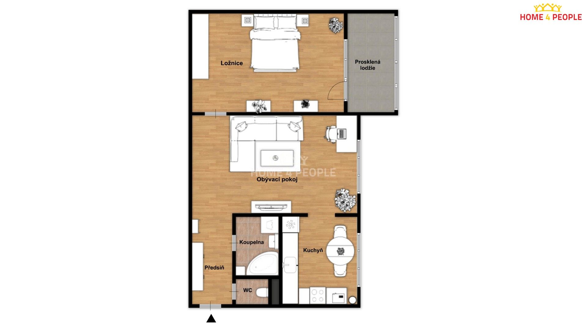 Prodej byt 2+1 - Seifertova, Kolín, 64 m²