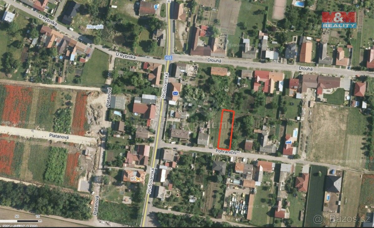 Prodej pozemek pro bydlení - Hrabětice, 671 68, 562 m²