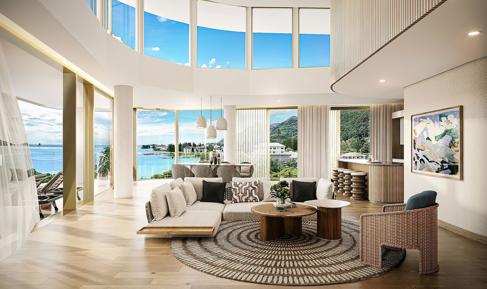 4+kk, Seafront Estate, Mahé, Seychely, 256 m² - 1