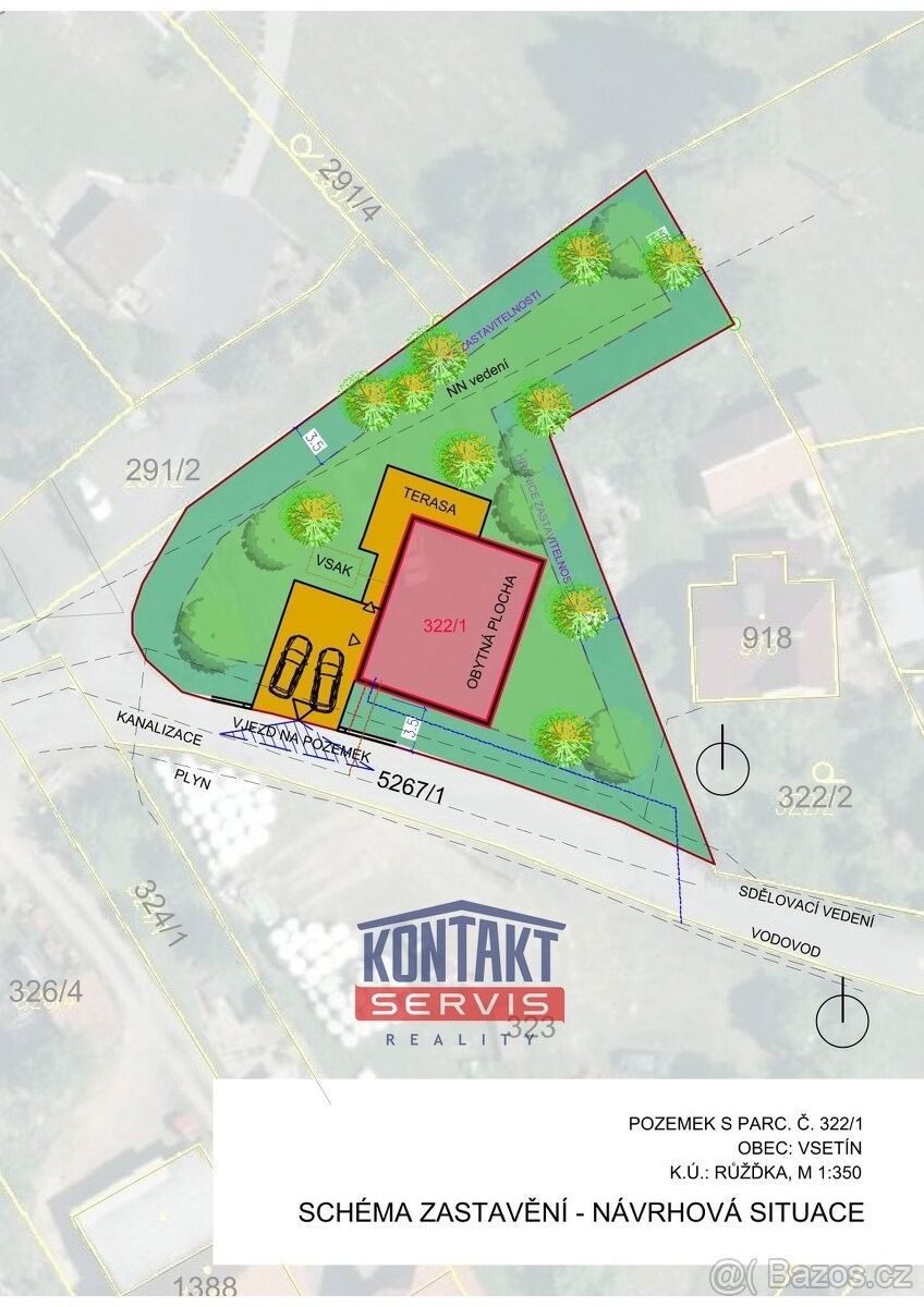 Prodej pozemek pro bydlení - Růžďka, 756 25