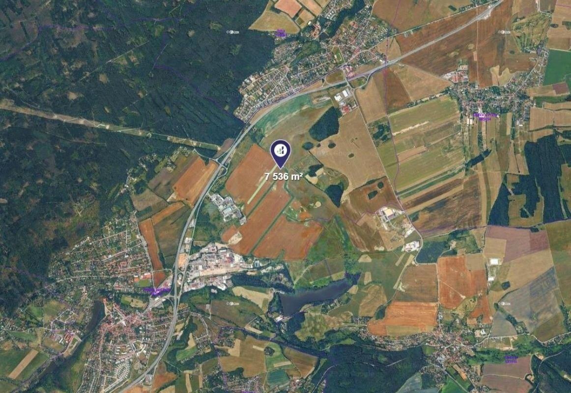 Zemědělské pozemky, Mníšek pod Brdy, 7 536 m² - 2