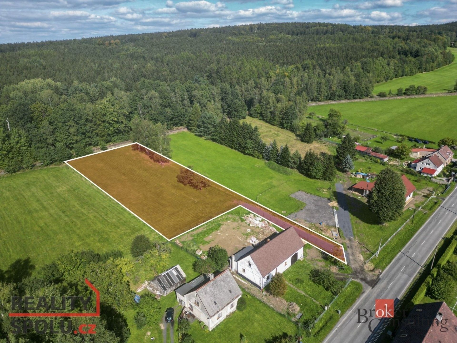 Pozemky pro bydlení, Nové Město pod Smrkem, 3 393 m²