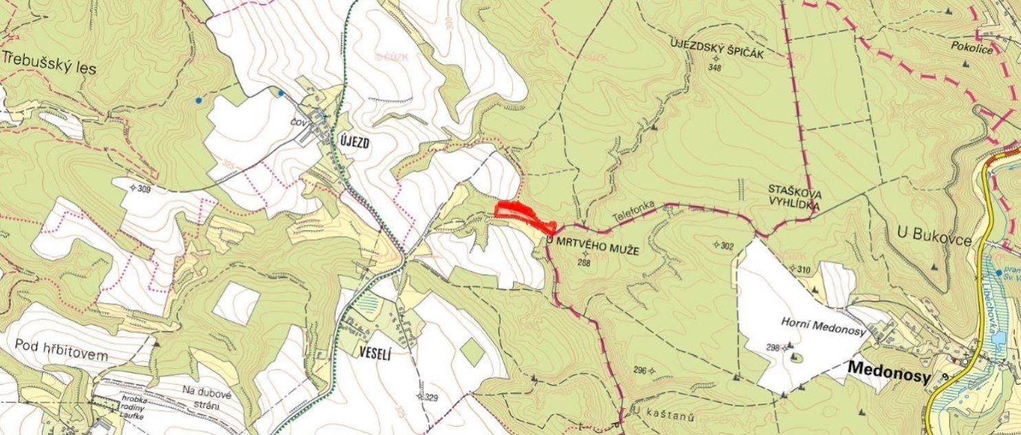 Prodej louka - Chcebuz, Štětí