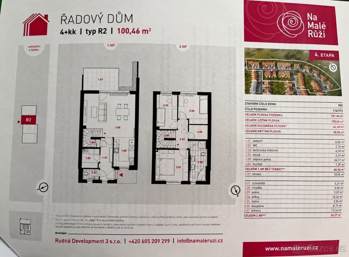 Rodinné domy, Rudná u Prahy, 252 19 - 1