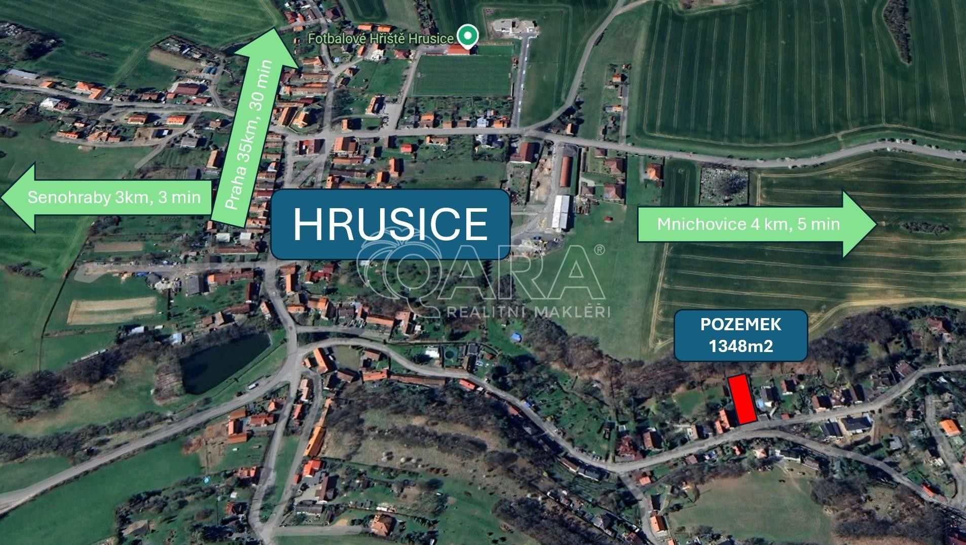 Pozemek pro bydlení · U Potoka  , Hrusice - 3