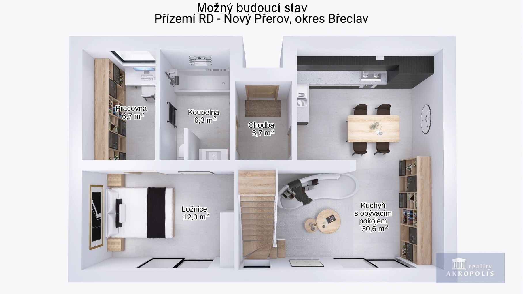 Prodej rodinný dům - Nový Přerov, 86 m²