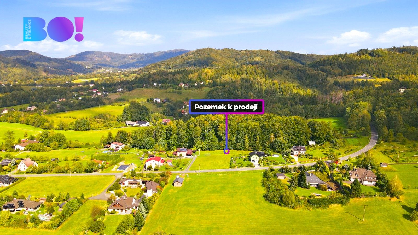 Pozemky pro bydlení, Bystřice, 2 425 m² - 1