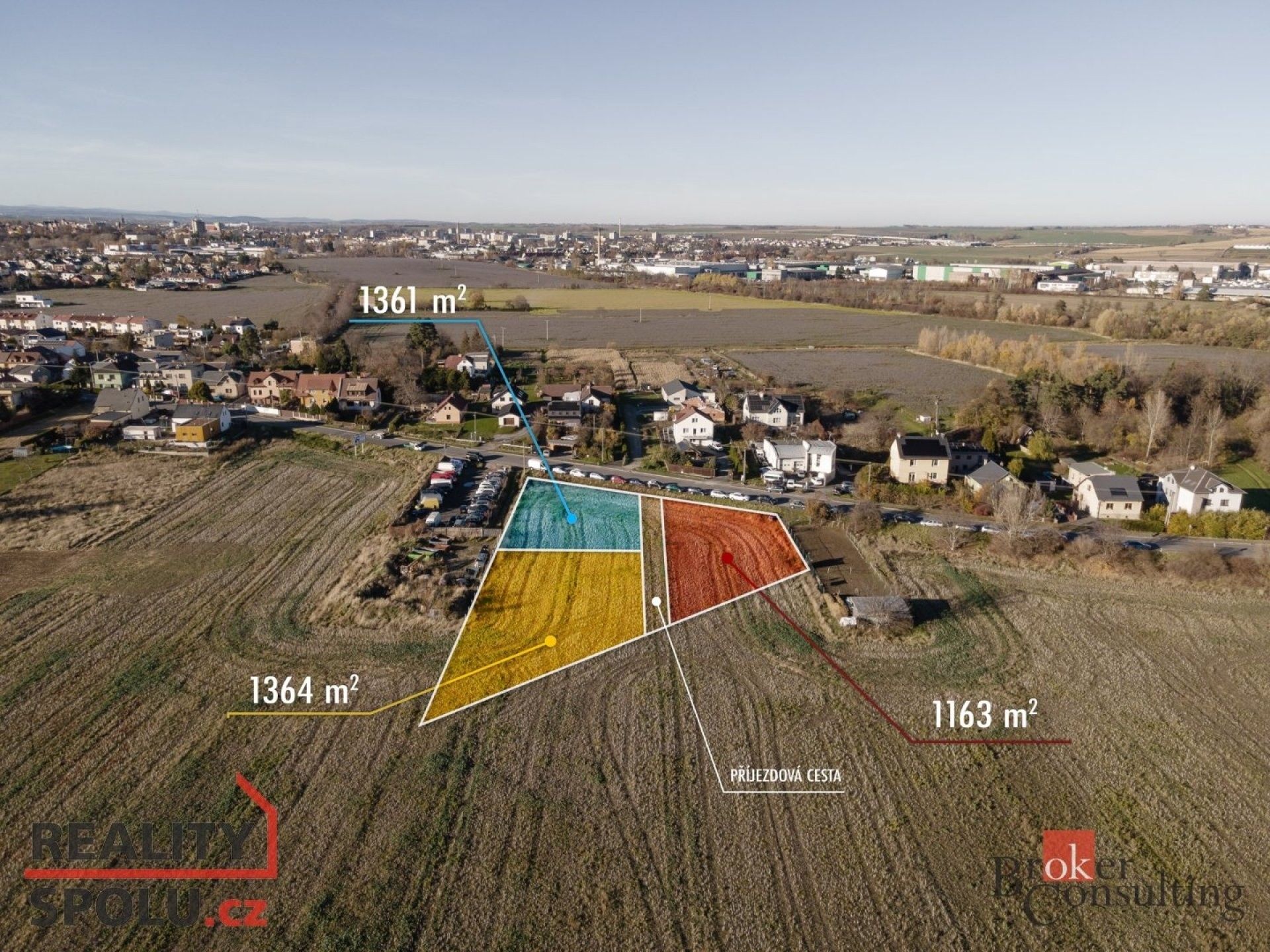 Pozemky pro bydlení, Divišova, Opava, 1 163 m²