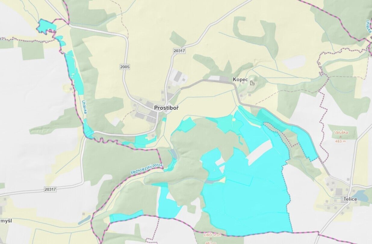 Zemědělský pozemek · 563 972 m² · Prostiboř - 3