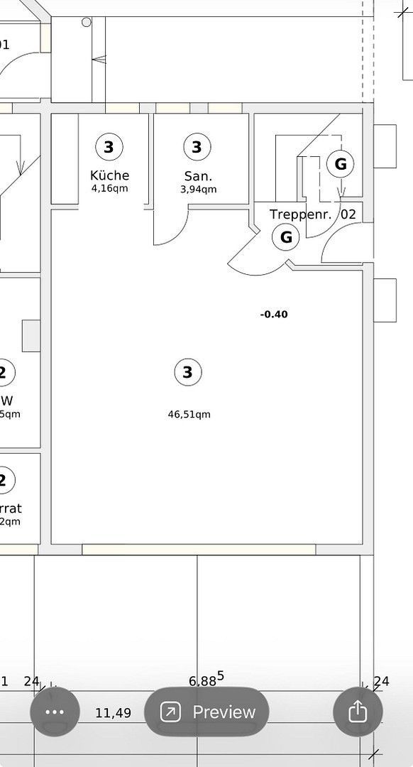 Byt 2+1 · 103 m² · , Bádensko-Württembersko - 3