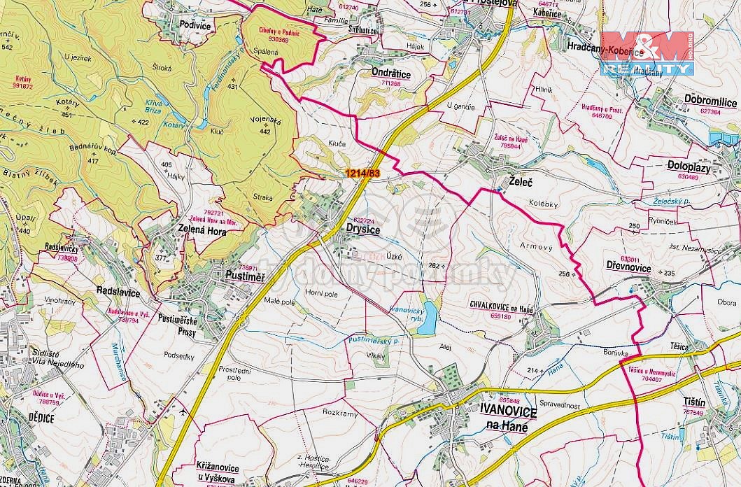 Prodej pozemek - Drysice, okres Vyškov - 5