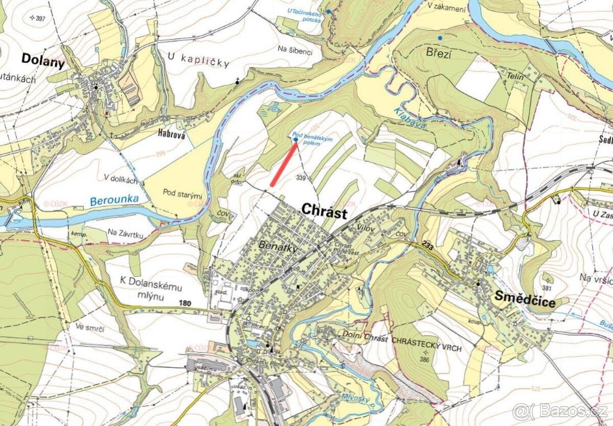 Prodej pozemek pro bydlení - Chrást u Plzně, 330 03