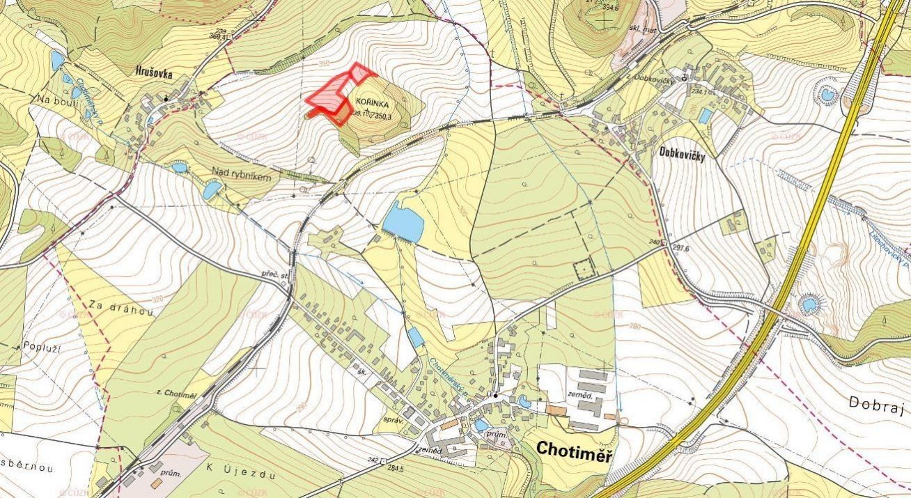 Prodej zemědělský pozemek - Chotiměř