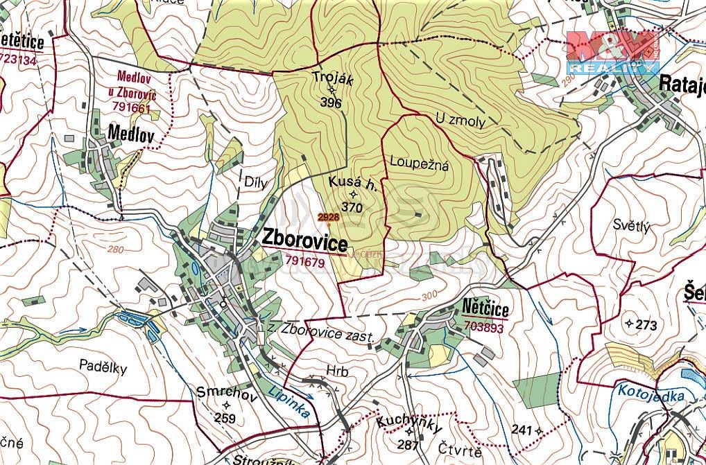 Prodej les - Zborovice, okres Kroměříž, Zlínský kraj - 5