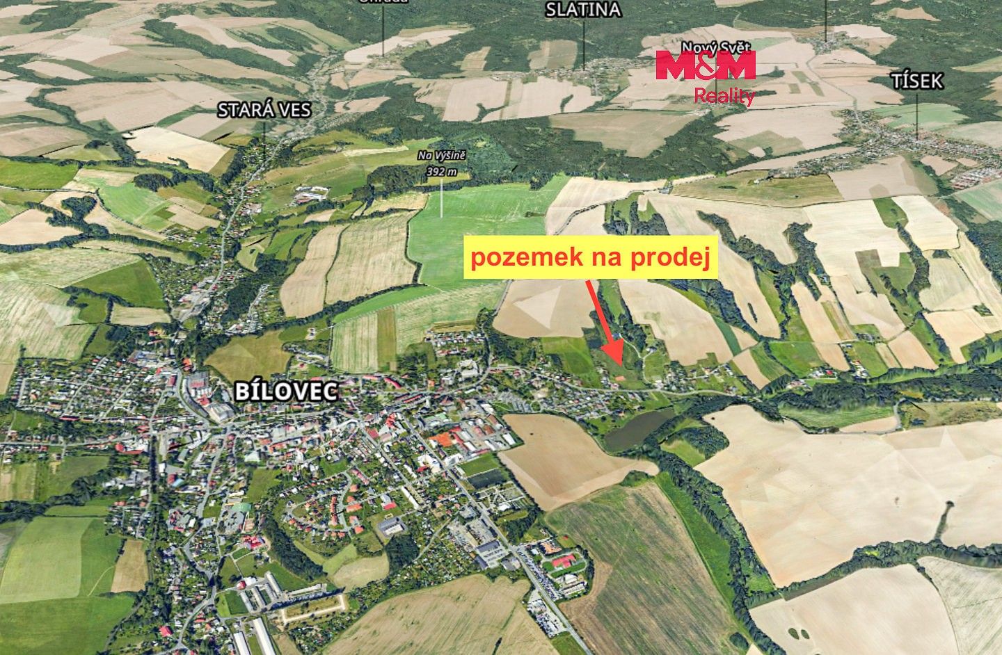 Pozemky pro bydlení, Bílovec, okres Nový Jičín, Moravskoslezský kraj - 1