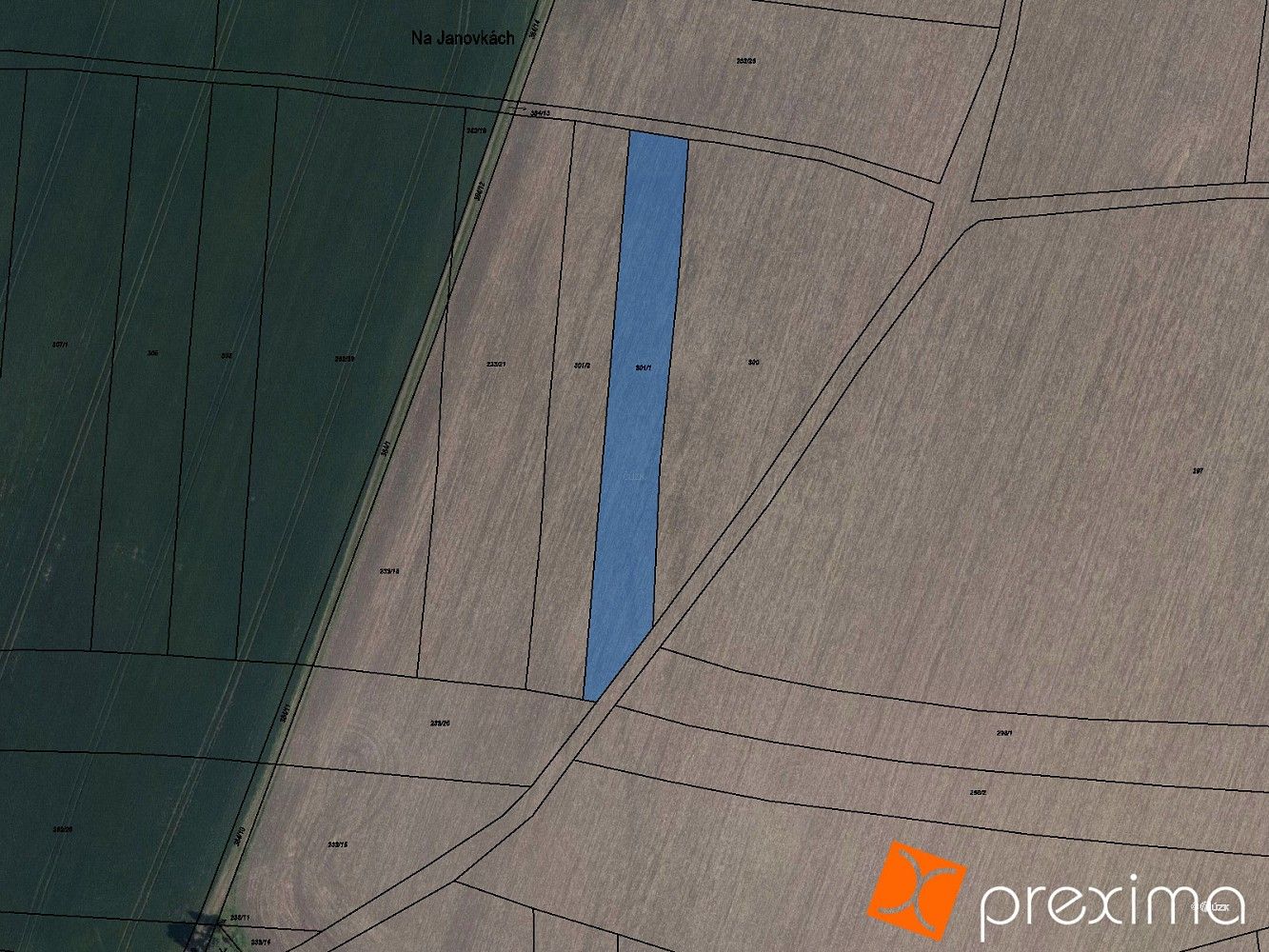 Zemědělský pozemek, 661 m²