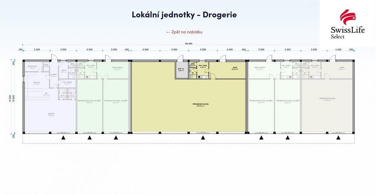 Obchodní prostory, Polná, okres Jihlava, Kraj Vysočina, 342 m² - 2