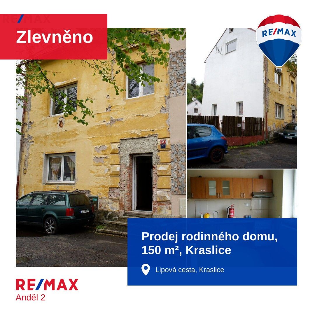 Rodinné domy, Lipová cesta, Kraslice, 150 m²