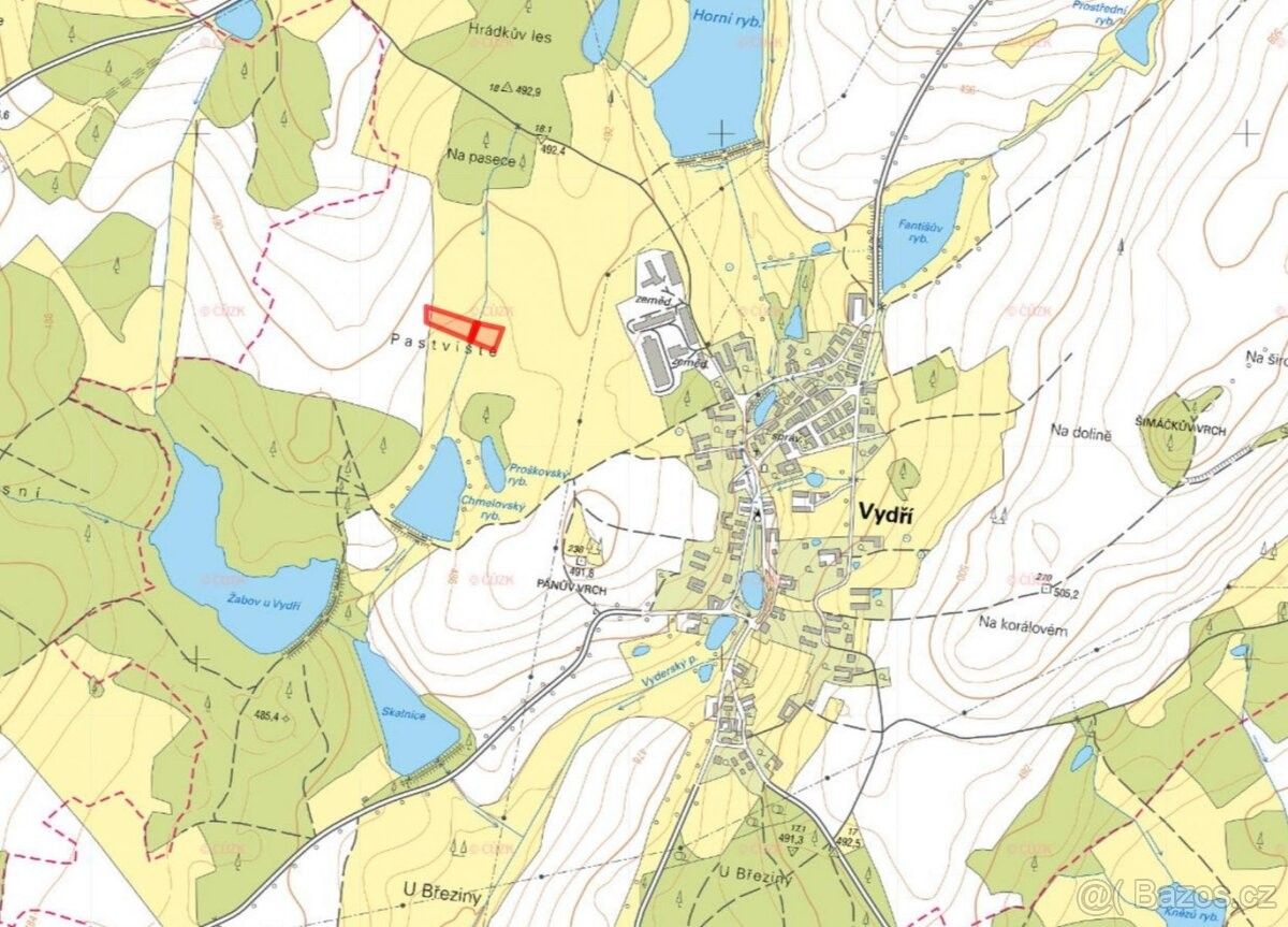 Prodej pozemek pro bydlení - Stráž nad Nežárkou, 378 02