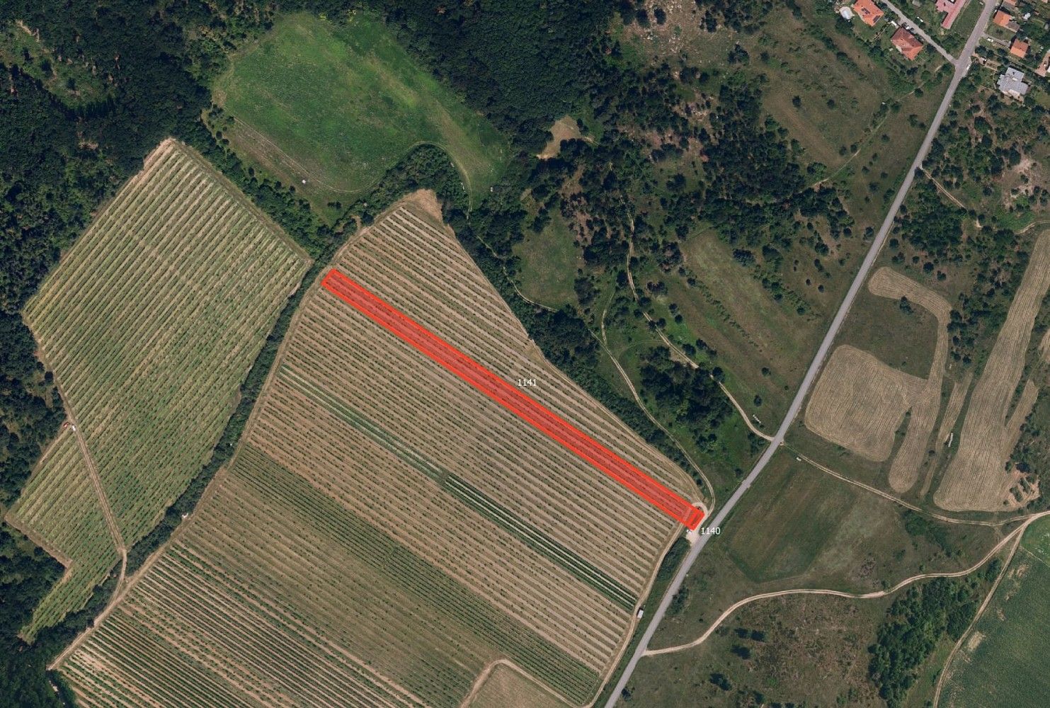 Zemědělský pozemek, 1 139 m²