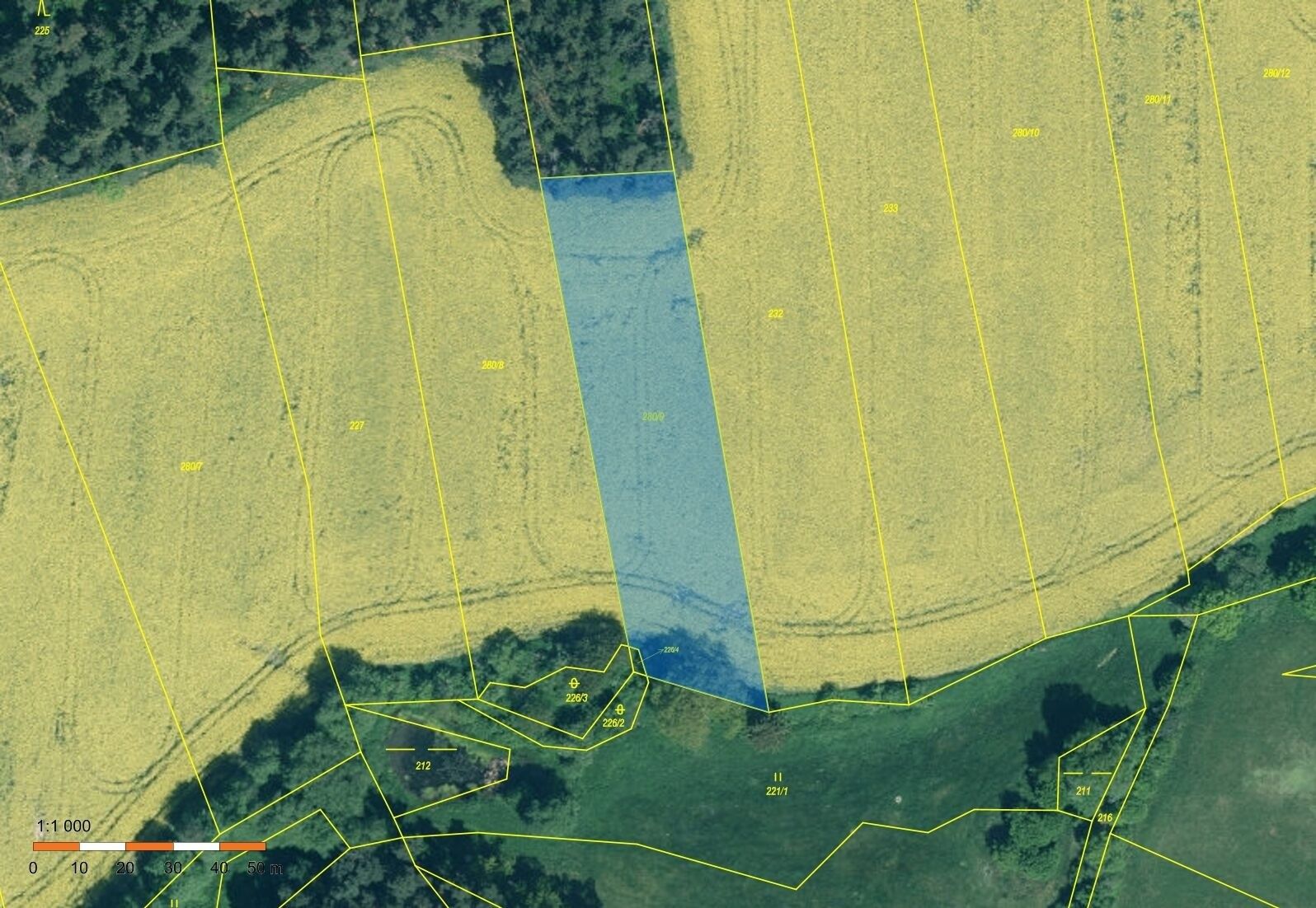 Prodej zemědělský pozemek - Mečichov, 37 691 m² - 5