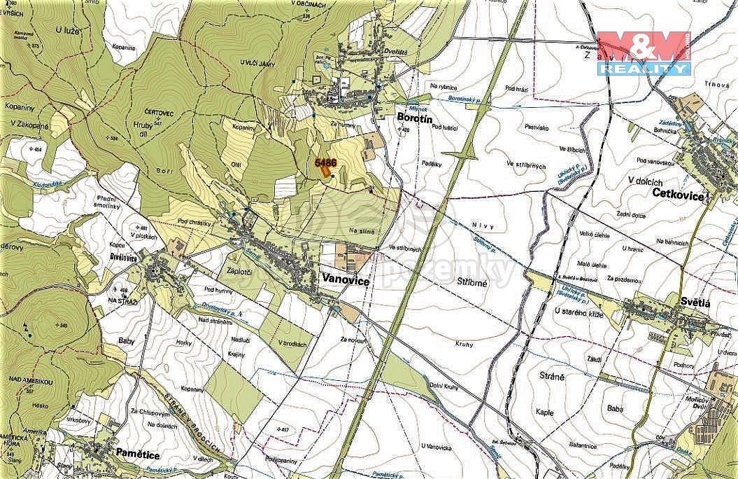 Prodej louka - Borotín, okres Blansko, Jihomoravský kraj - 5