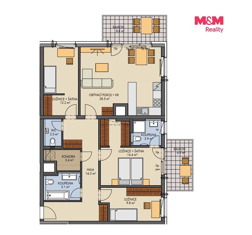 4+kk, Prosecká, Praha, 107 m² - 2