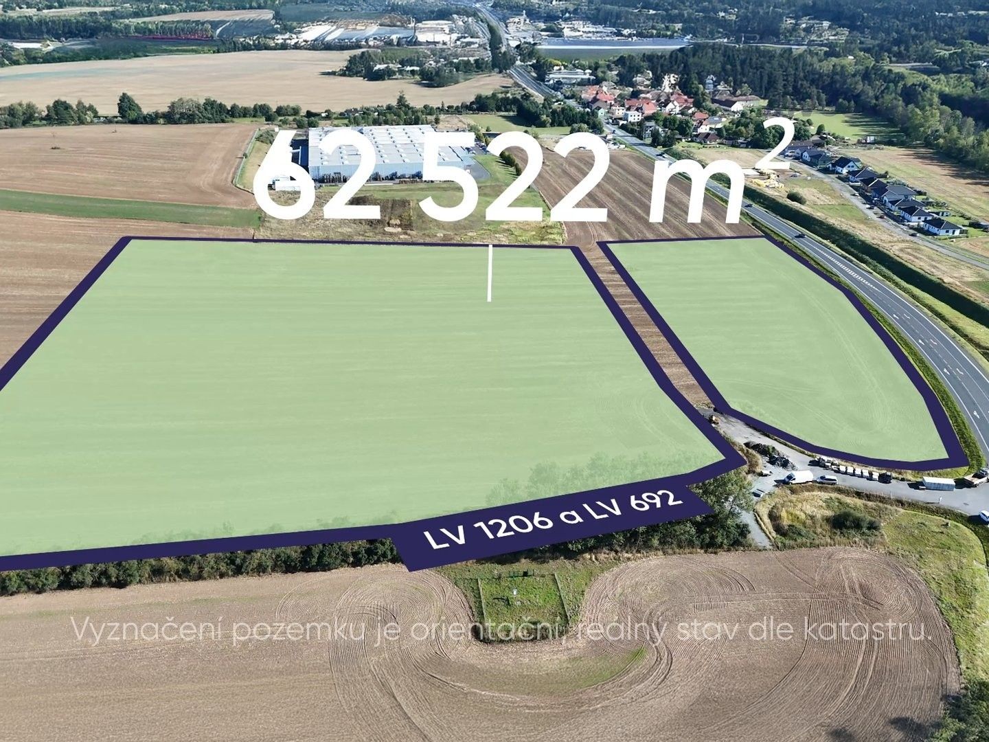 Komerční pozemky, Staňkov, 62 522 m²
