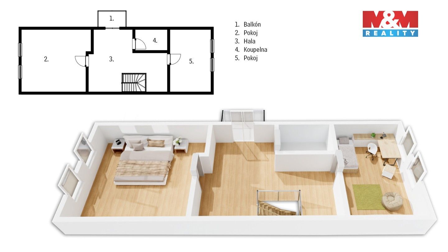 Prodej chalupa - Sněžné, 116 m² - 5