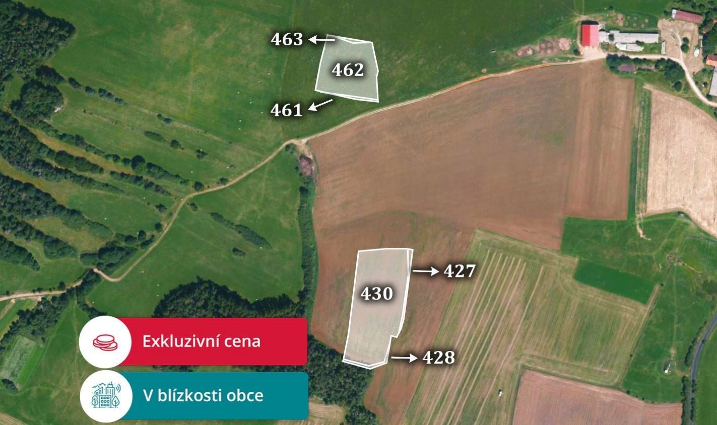 Zemědělské pozemky, Kejnice, 20 252 m²