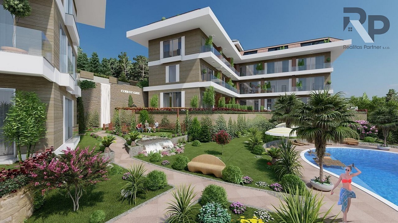 2+kk, Alanya, Turecko, 55 m² - 1