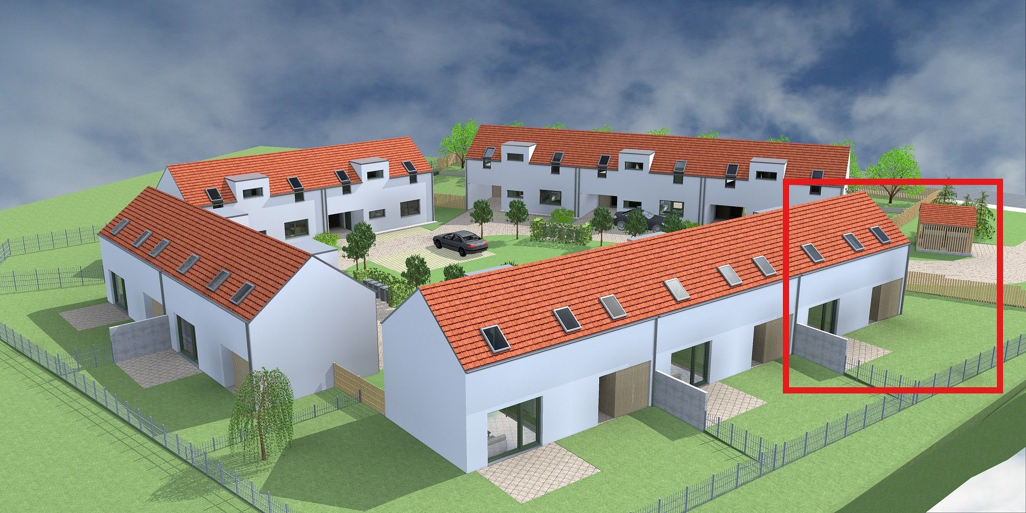 Rodinné domy, Stařeč, okres Třebíč, Kraj Vysočina, 94 m² - 2