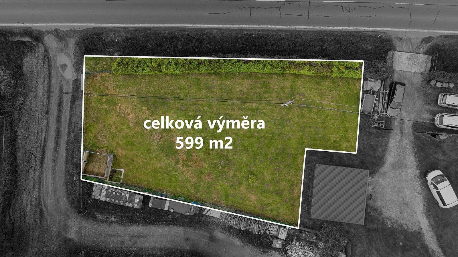 Pozemek pro bydlení, 599 m²