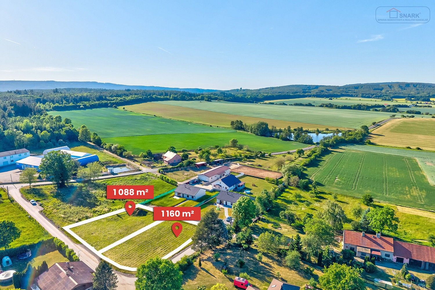 Pozemek pro bydlení, 1 088 m²