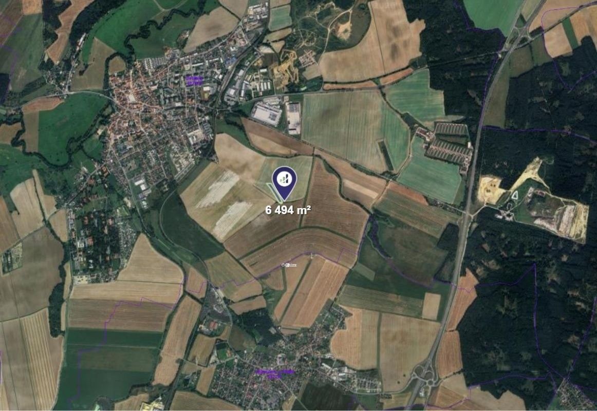 Zemědělské pozemky, Dobřany, 812 m² - 2