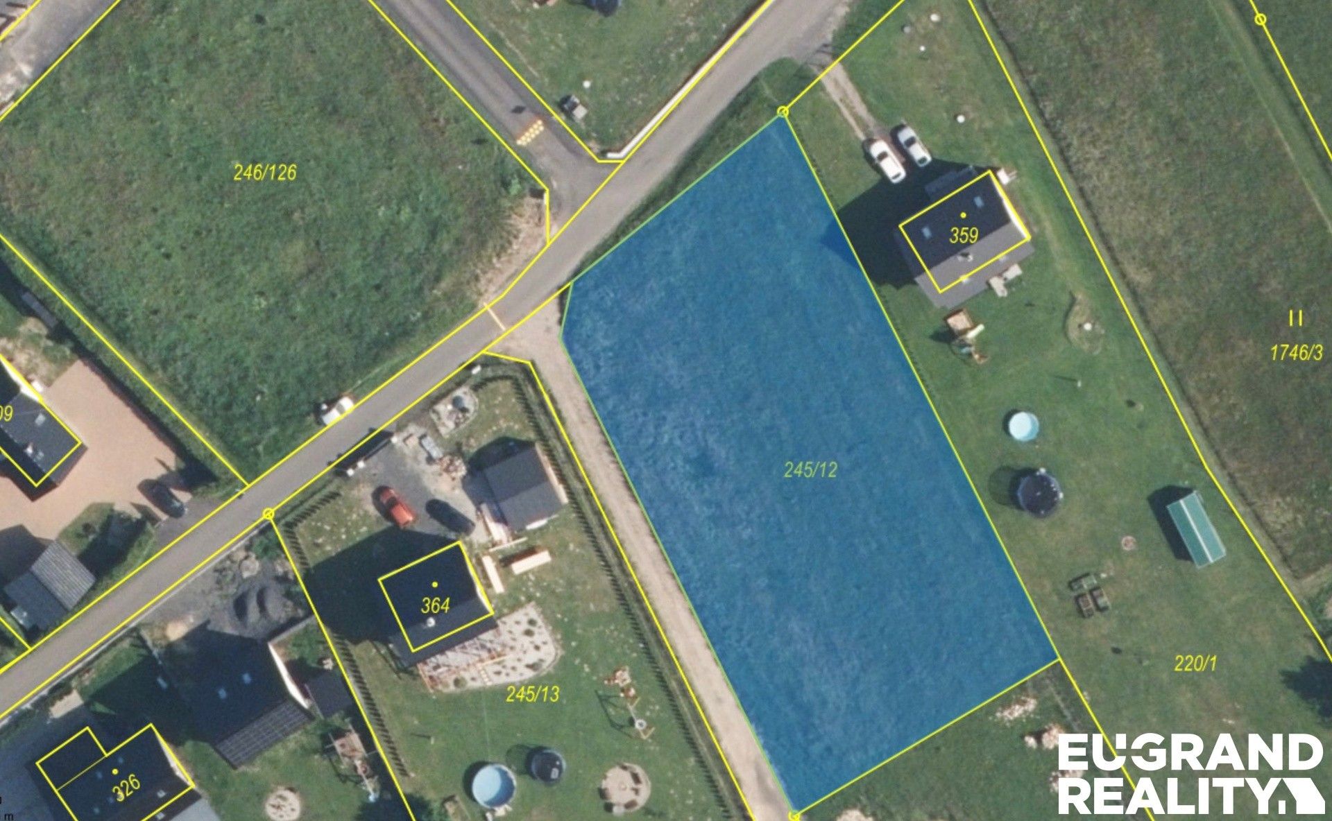 Pozemky pro bydlení, Horní Habartice, 2 004 m² - 2