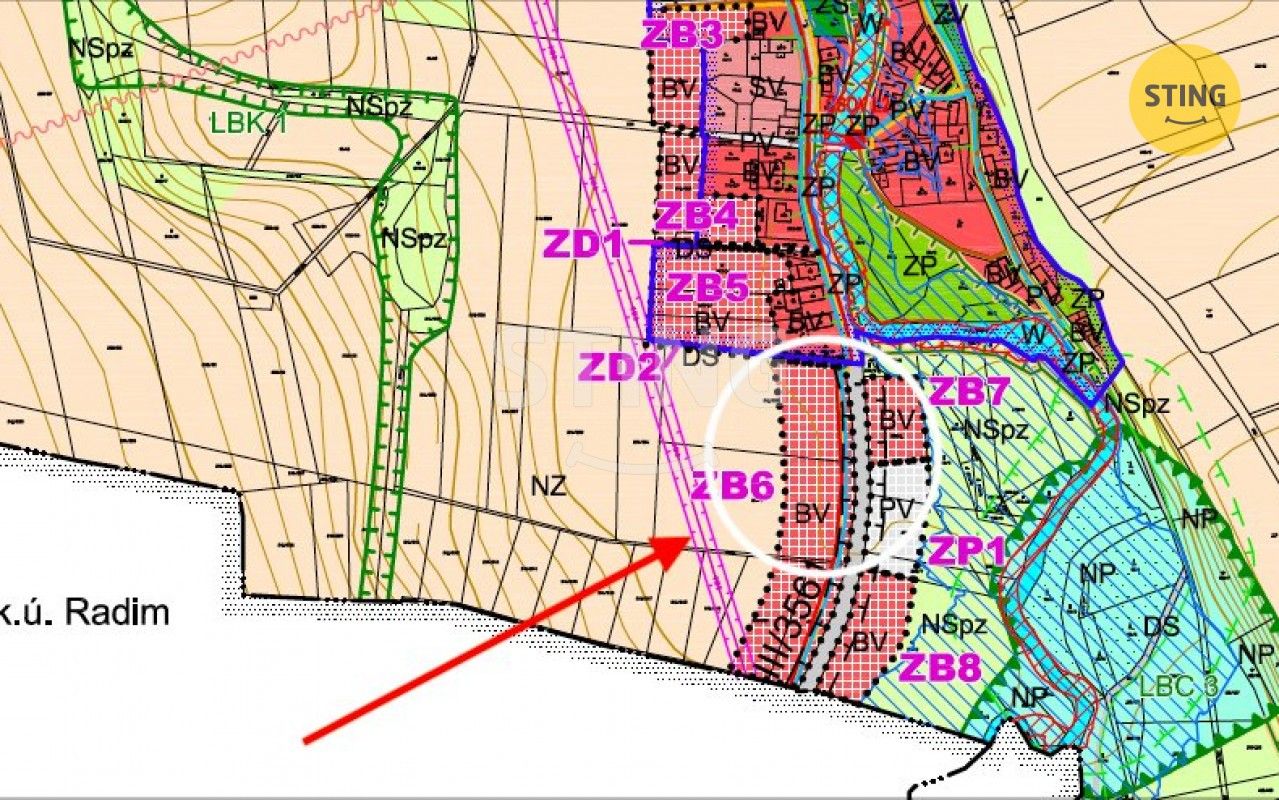 Prodej pozemek pro bydlení - Lozice, 1 167 m² - 5