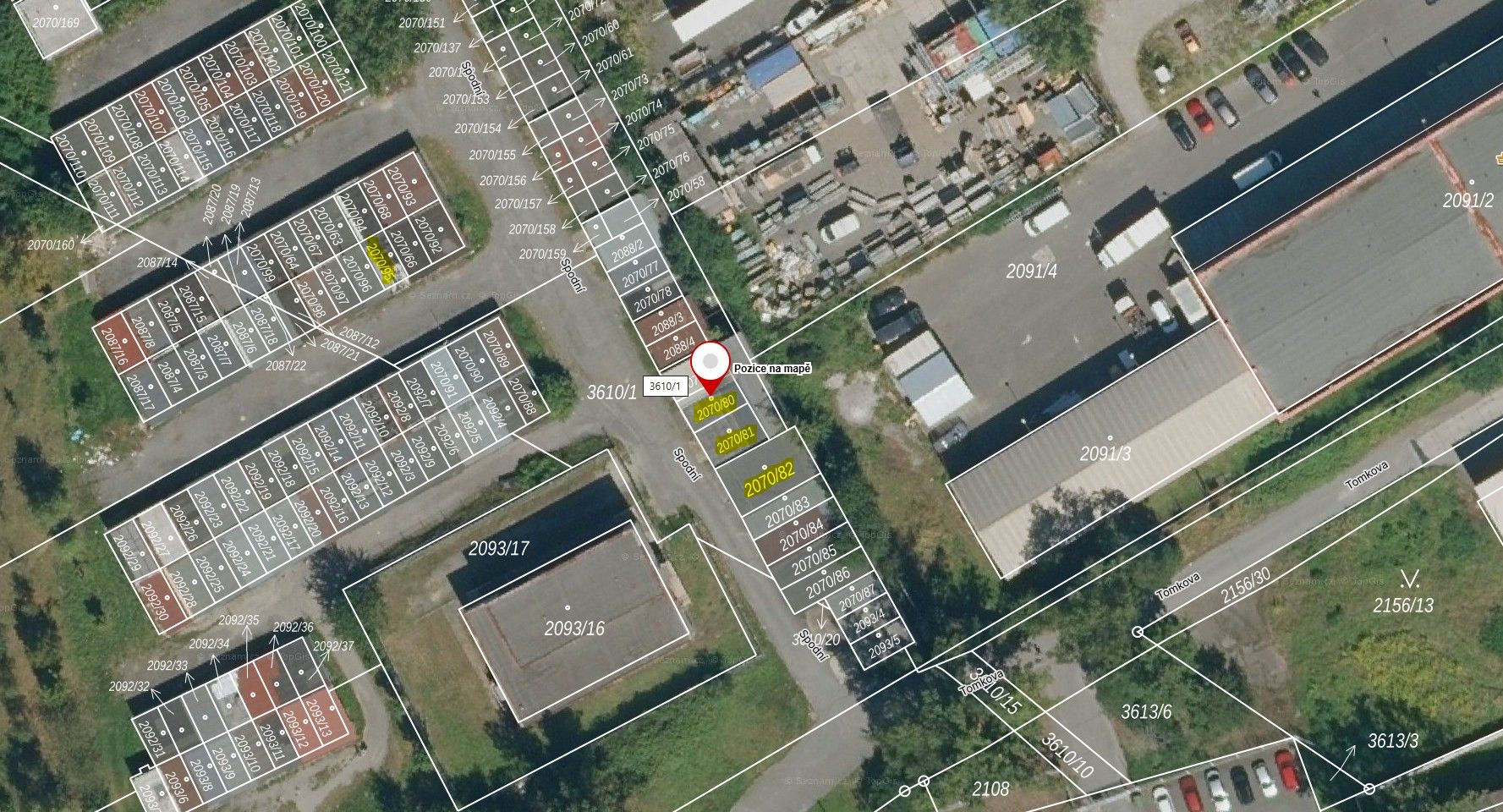 Garáže, Spodní, Ostrava, 19 m²