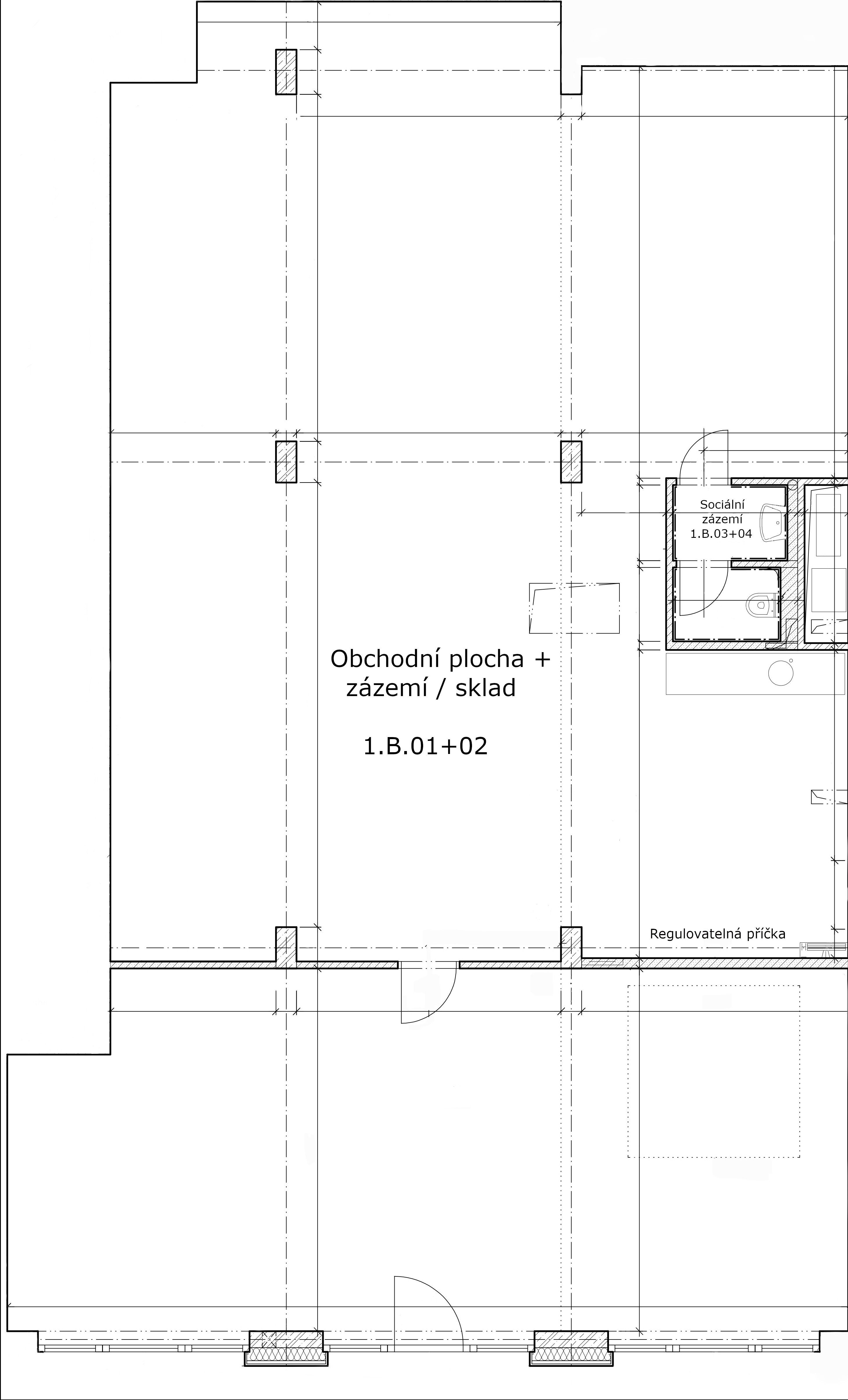 Obchodní prostory, Hlinky 995/70, Brno, 207 m² - 2