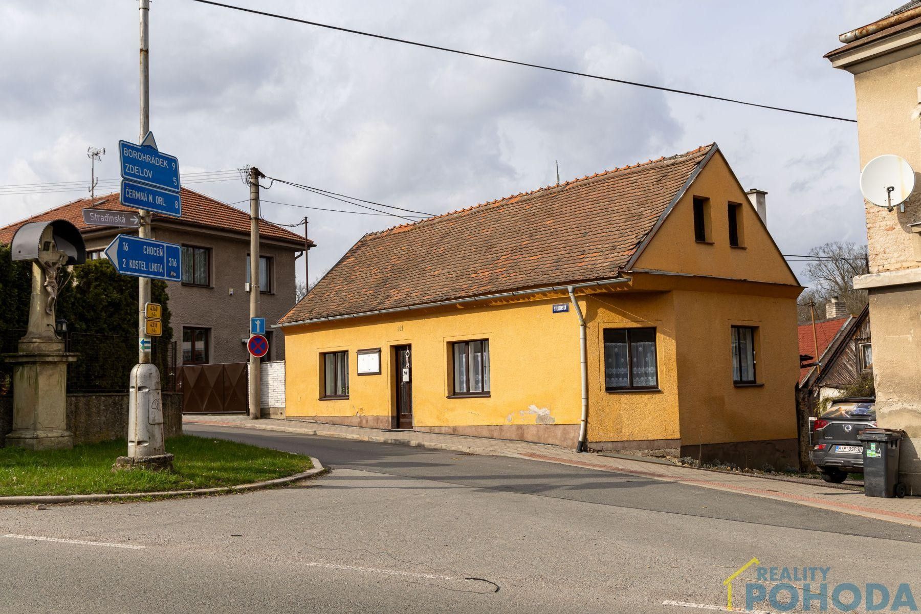 Prodej rodinný dům - Stradinská, Kostelec nad Orlicí, 60 m²