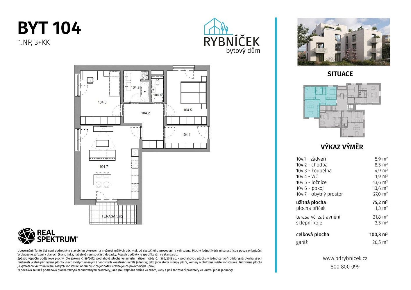 3+kk, Tišnov, okres Brno-venkov, Jihomoravský kraj, 75 m² - 2