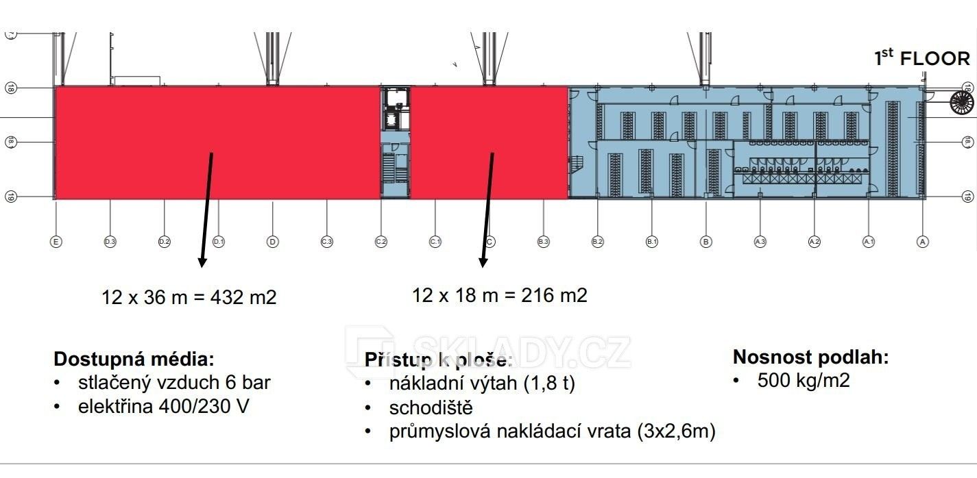 Sklad · 2 700 m² · Most - 4